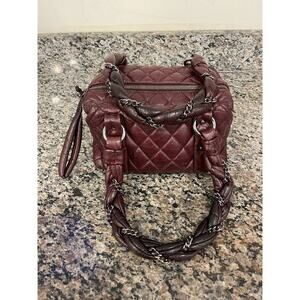 Chanel Distressed Lambskin Small Lady Braid Tote Brown SPB-JB 336541